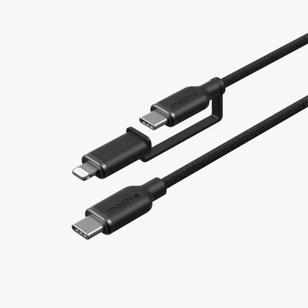 Mophie Charge Stream Switch-Tip USB-C to USB-C and Lightning Cable