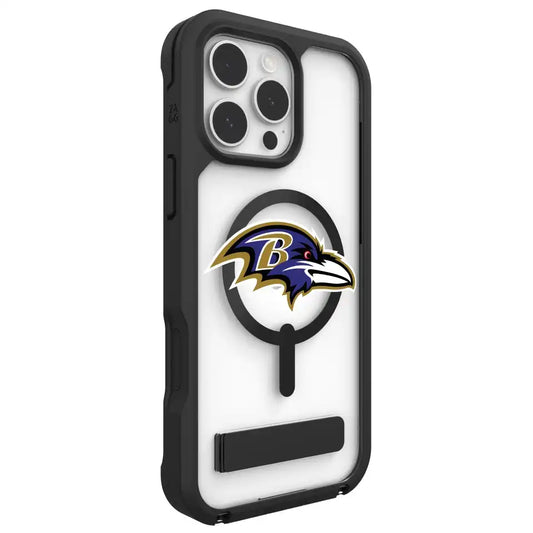 Baltimore Ravens Rainier Snap for MagSafe Phone Case with Stand - Logo