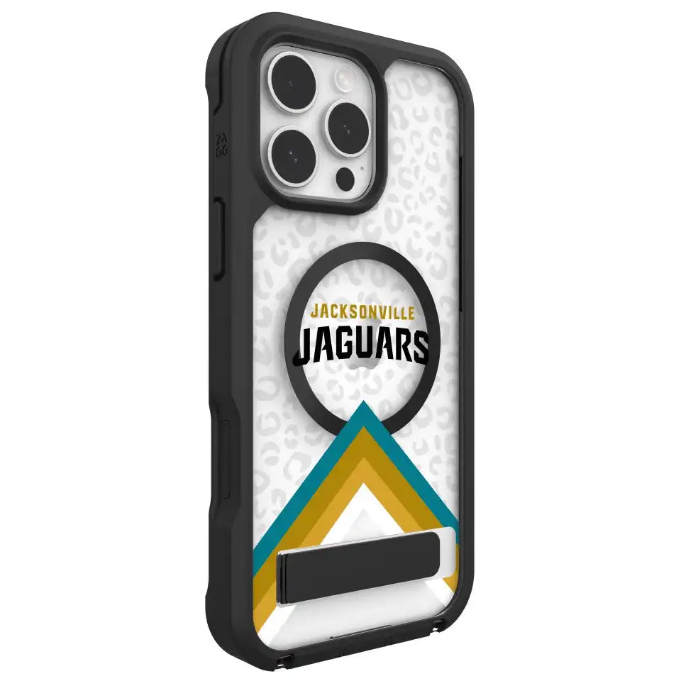 Jacksonville Jaguars Rainier Snap for MagSafe Phone Case with Stand - Team Name
