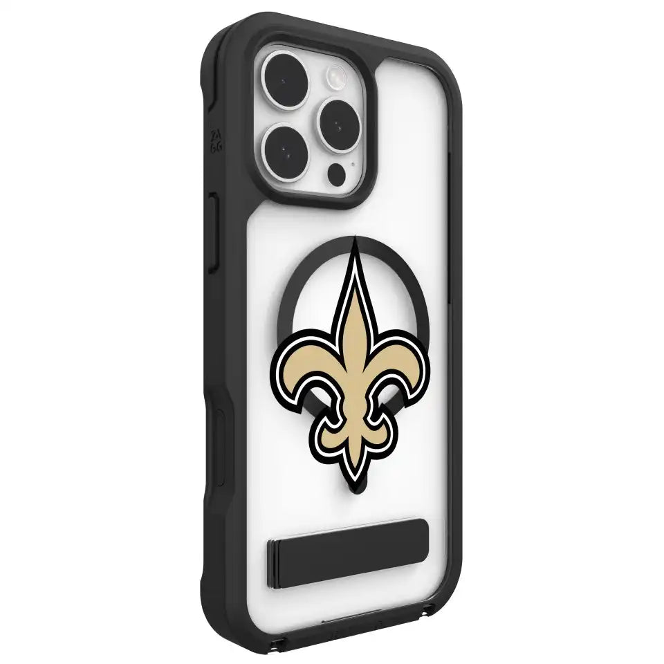 New Orleans Saints Rainier Snap for MagSafe Phone Case with Stand - Logo
