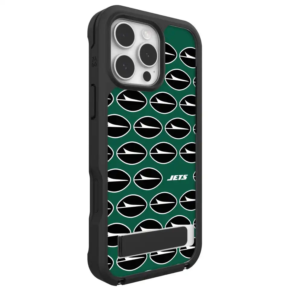 New York Jets Rainier Snap for MagSafe Phone Case with Stand - Logo Pattern