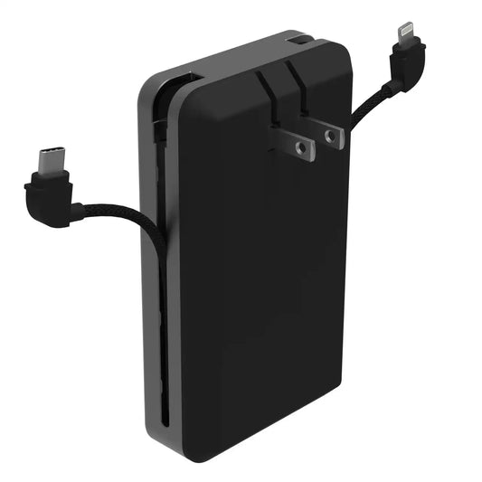 Mophie Powerstation Plus Ultra 10K Power Bank with Integrated Cables and AC Plug