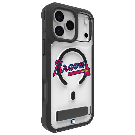 Atlanta Braves Rainier Snap for MagSafe Phone Case with Stand - Logo