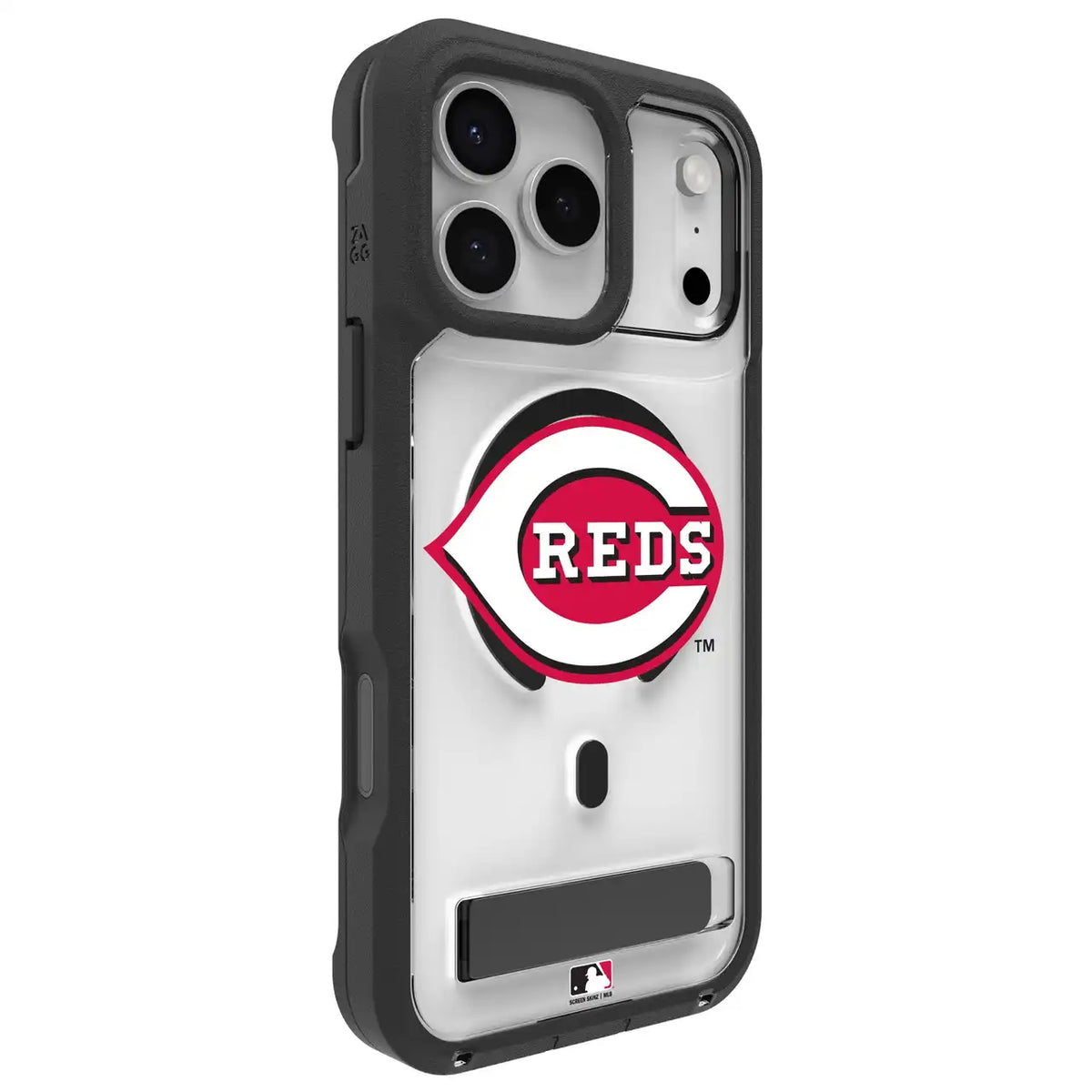 Cincinnati Reds Rainier Snap for MagSafe Phone Case with Stand - Logo