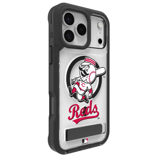Cincinnati Reds Rainier Snap for MagSafe Phone Case with Stand - Throwback Logo