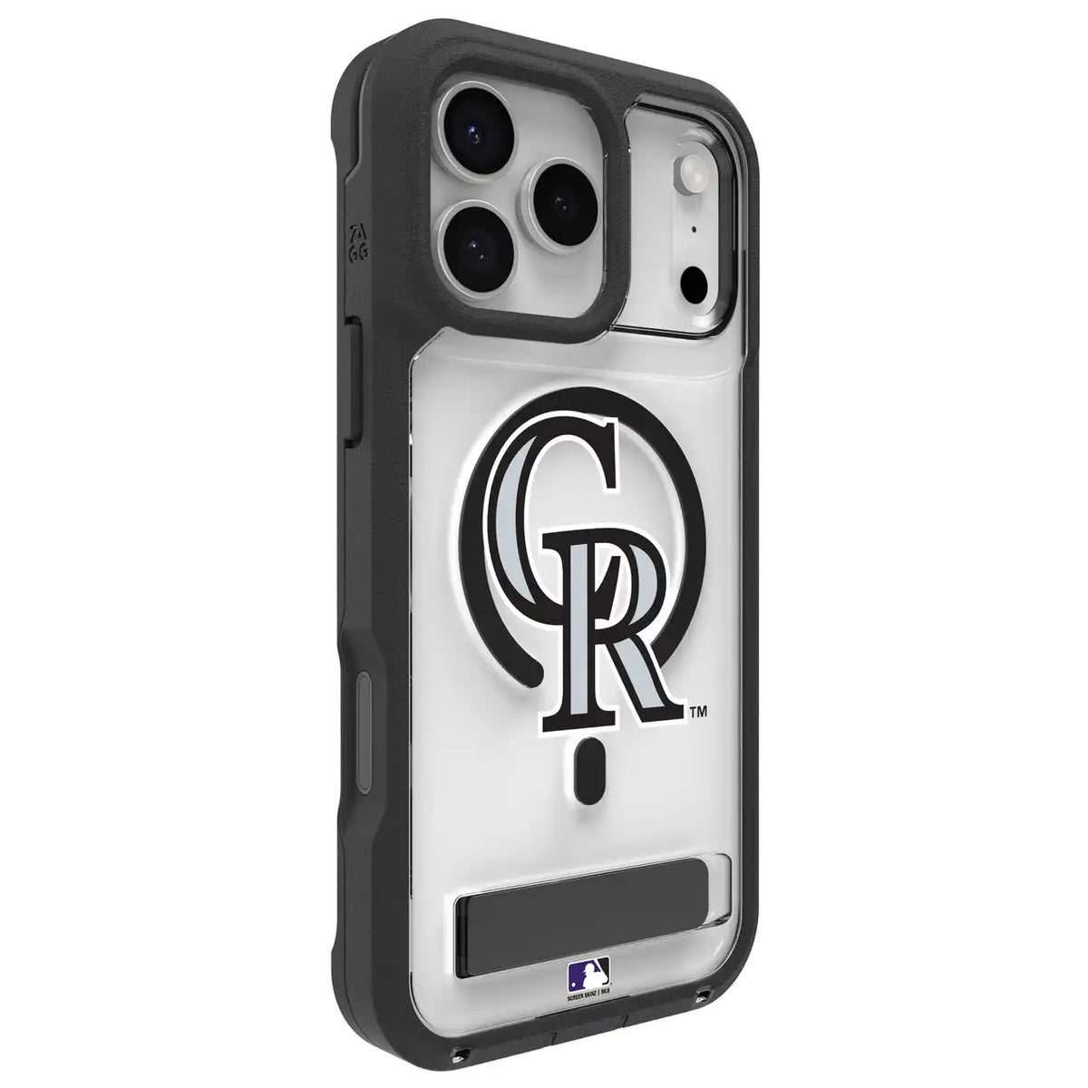 Colorado Rockies Rainier Snap for MagSafe Phone Case with Stand - Logo