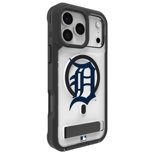 Detroit Tigers Rainier Snap for MagSafe Phone Case with Stand - Navy Logo