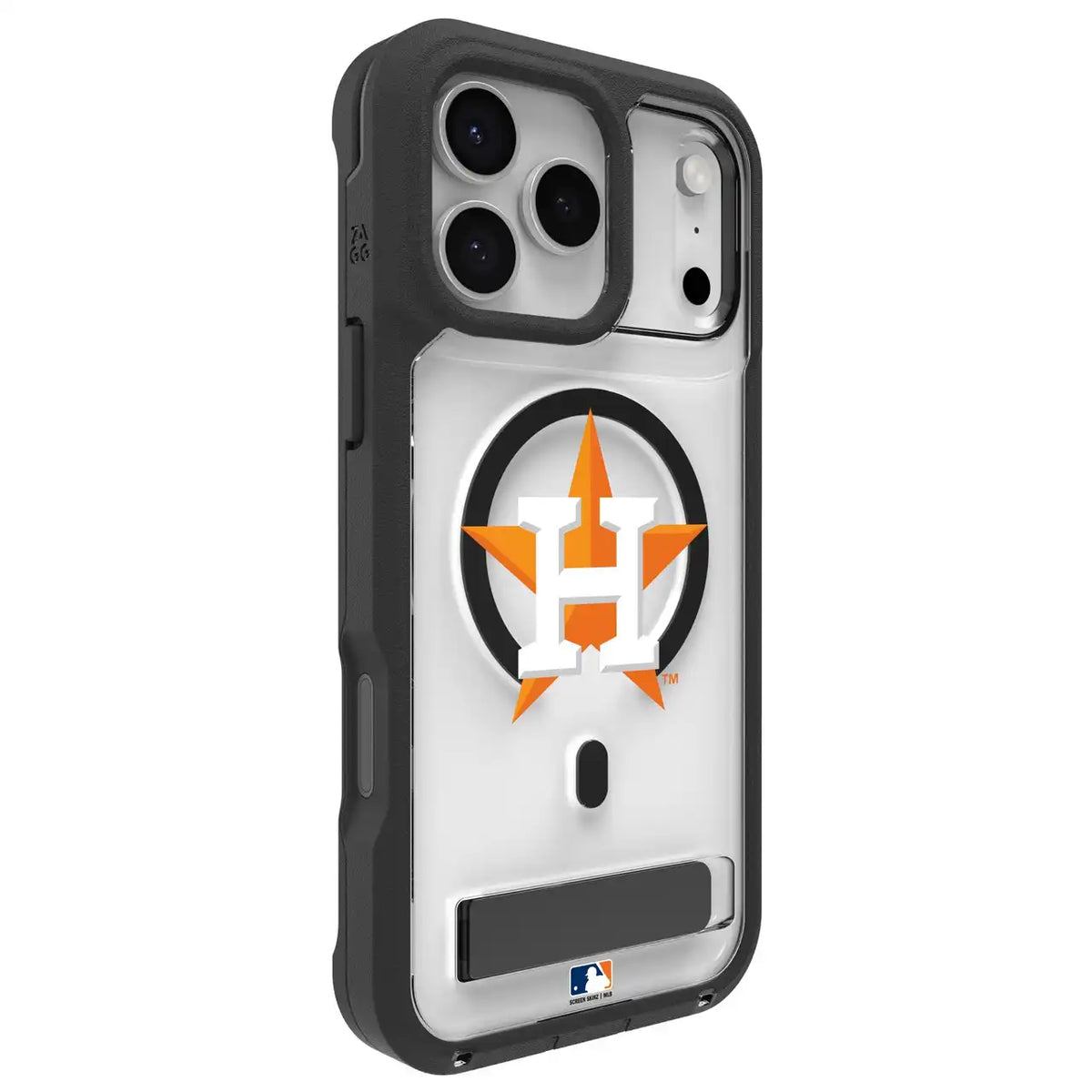 Houston Astros Rainier Snap for MagSafe Phone Case with Stand - H Logo