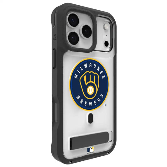 Milwaukee Brewers Rainier Snap for MagSafe Phone Case with Stand - Logo