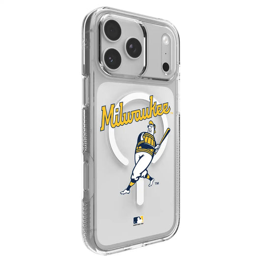 Milwaukee Brewers Crystal Palace Snap for MagSafe Phone Case - Throwback Logo