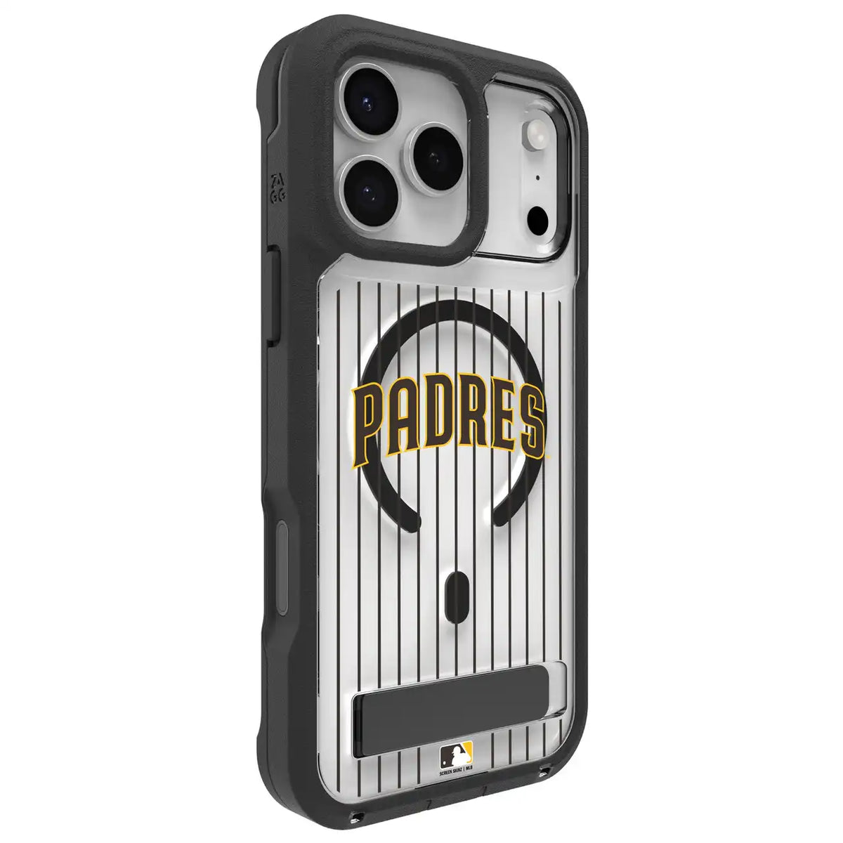 San Diego Padres Rainier Snap for MagSafe Phone Case with Stand - Team Name