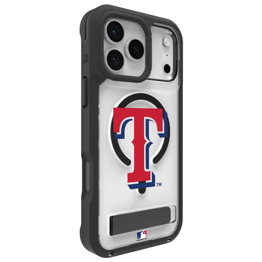 Texas Rangers Rainier Snap for MagSafe Phone Case with Stand - T Logo