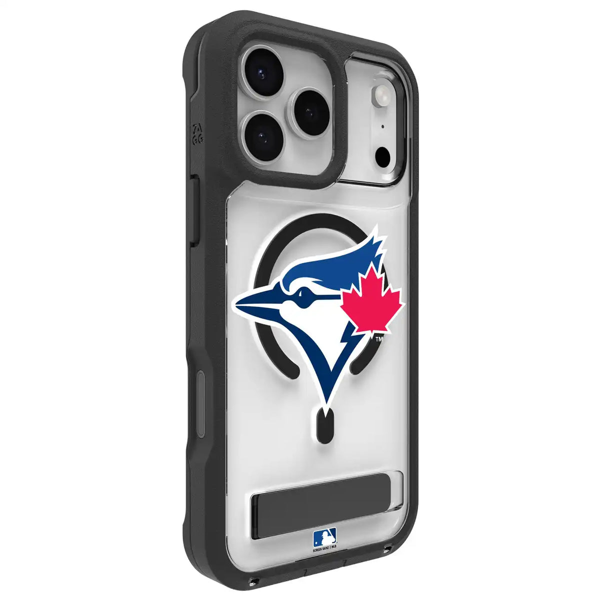Toronto Blue Jays Rainier Snap for MagSafe Phone Case with Stand - Logo