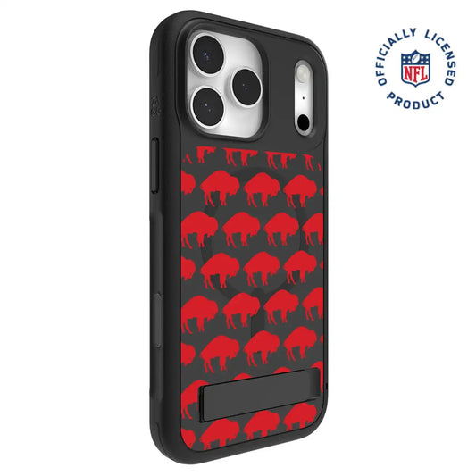Buffalo Bills Sedona Snap for MagSafe Phone Case with Stand - Buffalo Pattern