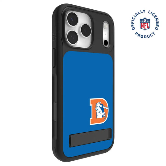 Denver Broncos Sedona Snap for MagSafe Phone Case with Stand - Throwback Logo