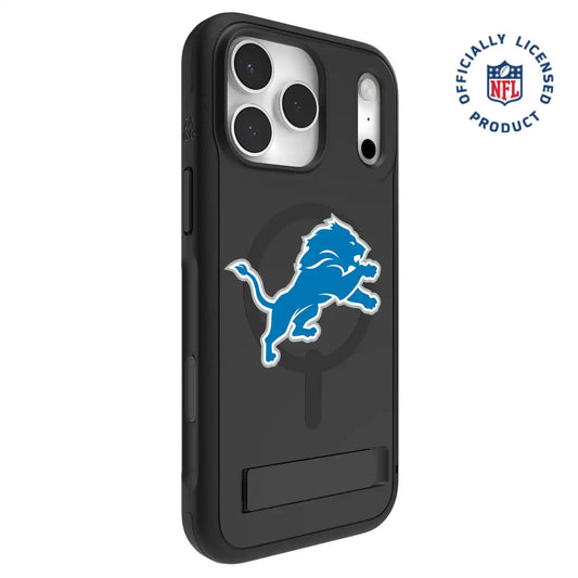 Detroit Lions Sedona Snap for MagSafe Phone Case with Stand - Logo