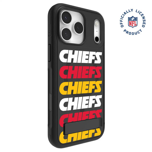 Kansas City Chiefs Sedona Snap for MagSafe Phone Case with Stand - Chiefs Stack