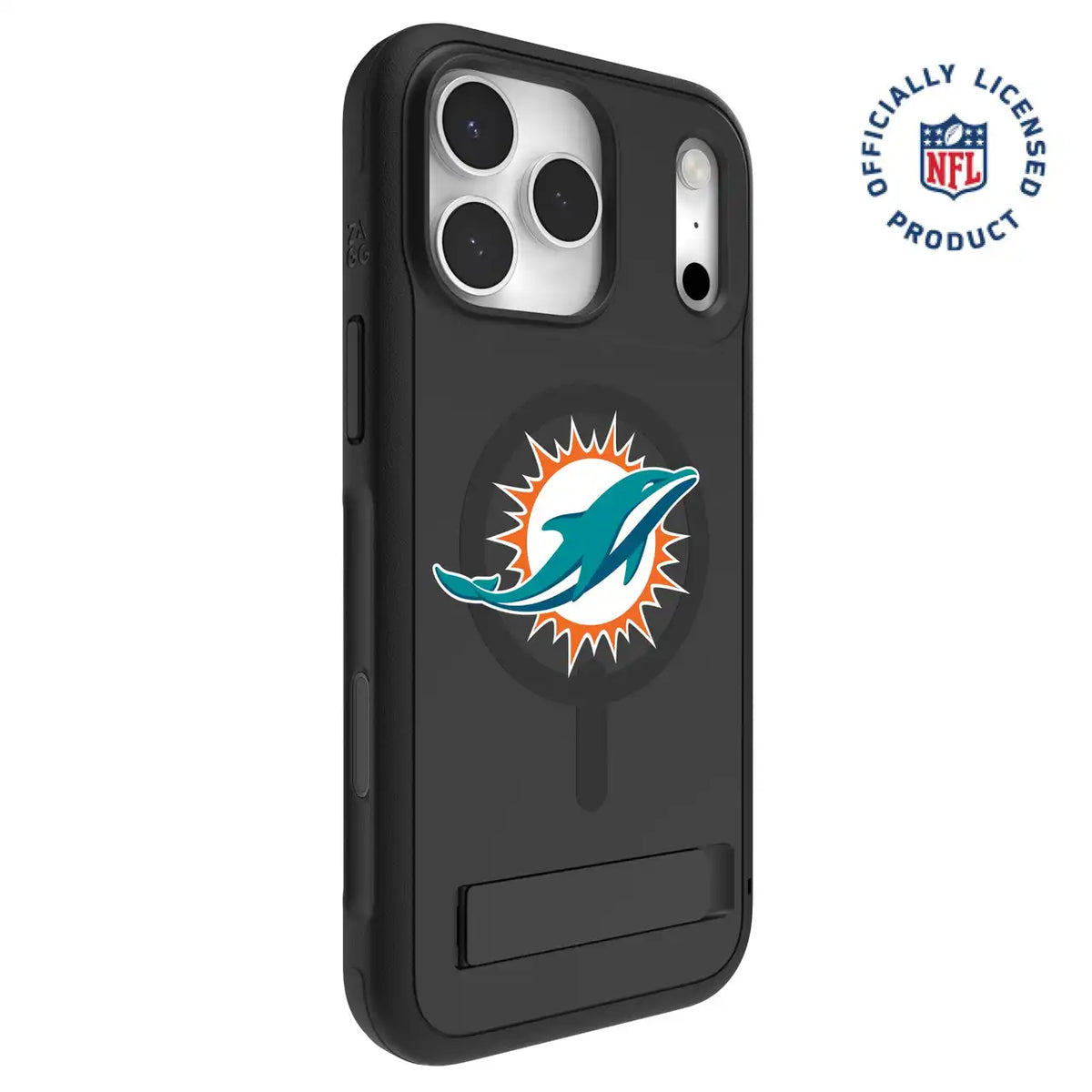 Miami Dolphins Sedona Snap for MagSafe Phone Case with Stand - Logo