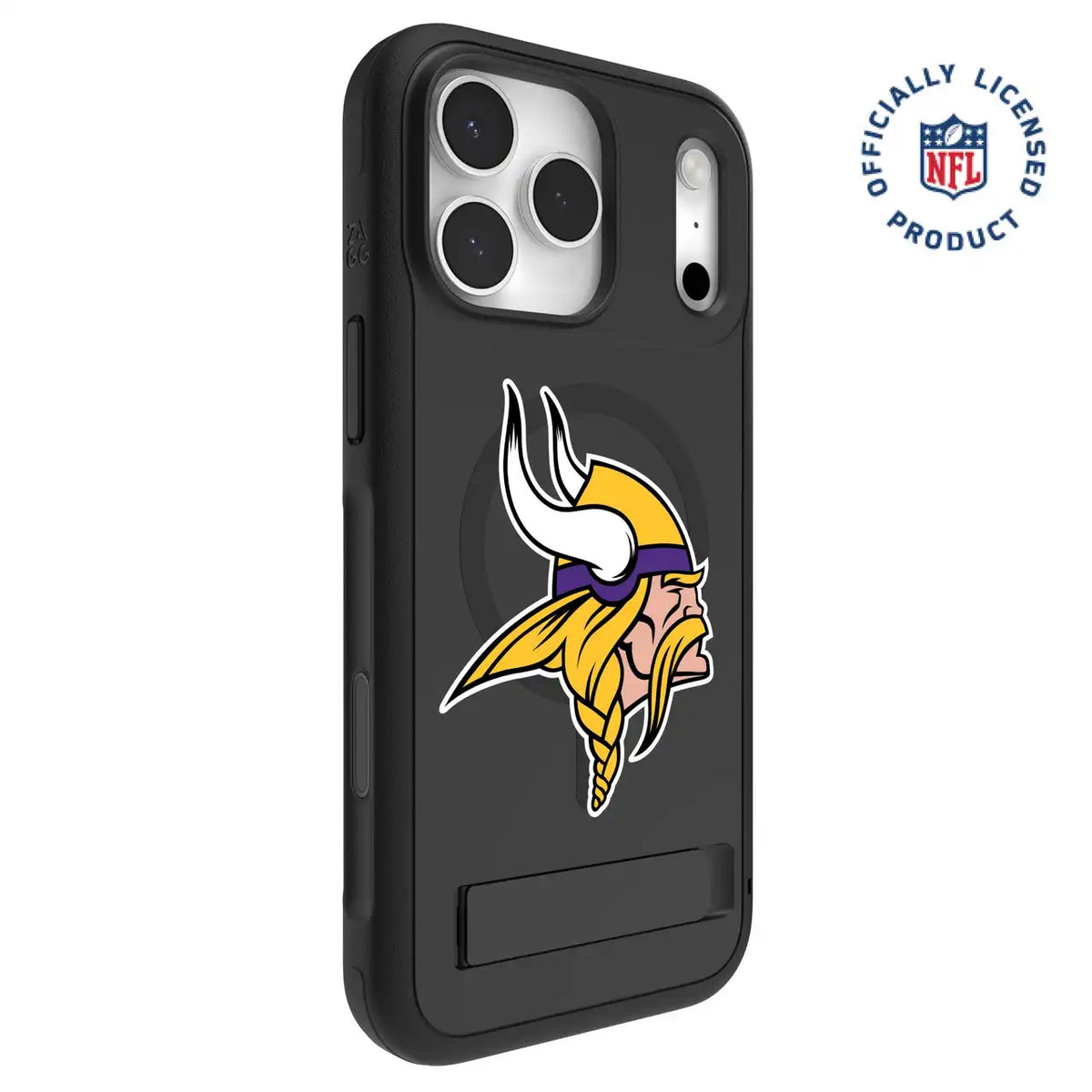 Minnesota Vikings Sedona Snap for MagSafe Phone Case with Stand - Logo