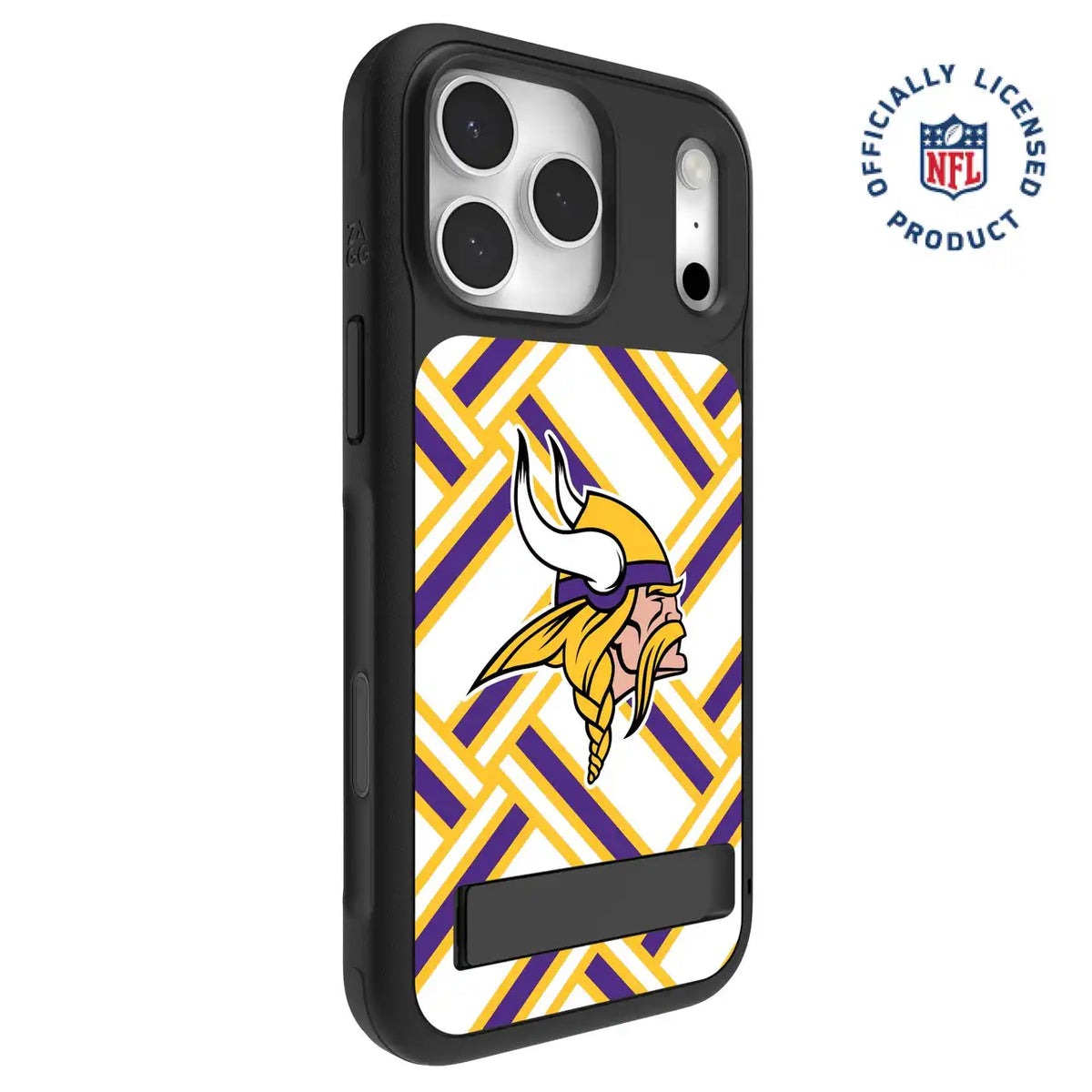 Minnesota Vikings Sedona Snap for MagSafe Phone Case with Stand - Lattice Logo
