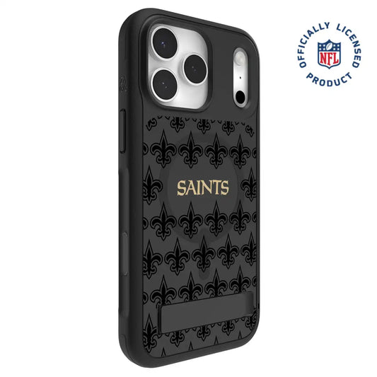 New Orleans Saints Sedona Snap for MagSafe Phone Case with Stand - Logo Pattern