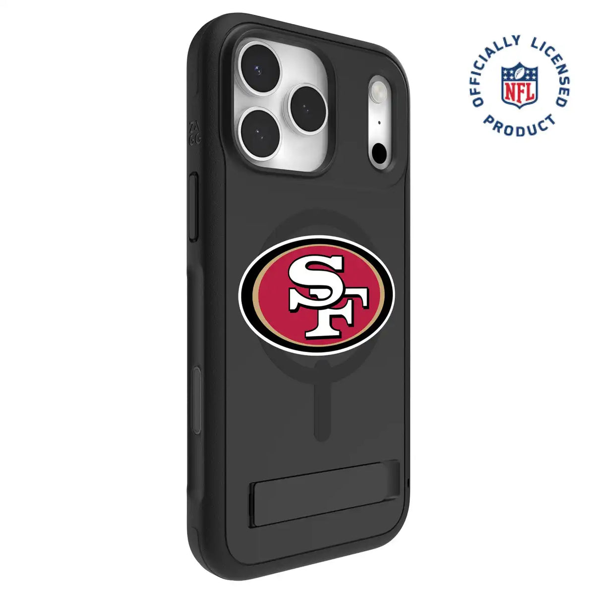 San Francisco 49ers Sedona Snap for MagSafe Phone Case with Stand - Logo